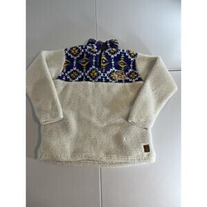 LSU Tiger Qaurter Zip Fleece Pullover Sweater Women’s Small